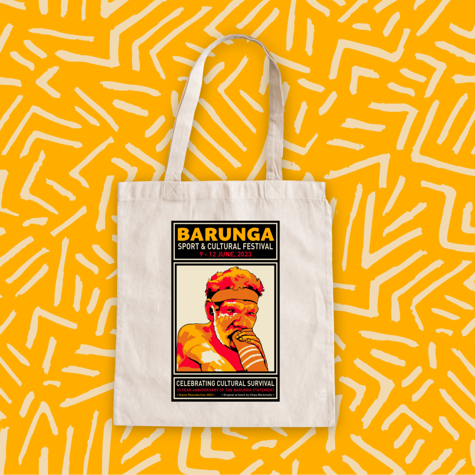 Barunga 35 year tote bag