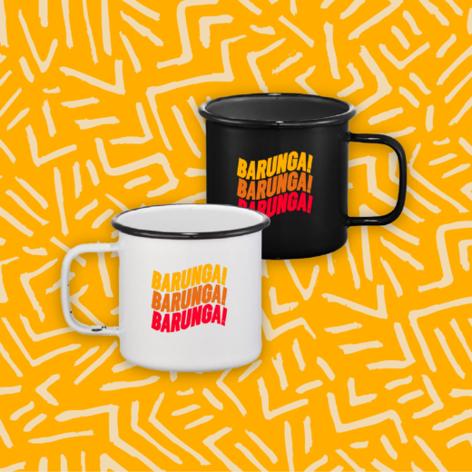 Barunga wave camping mug
