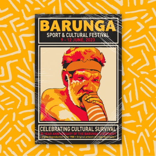 Barunga 35 year poster