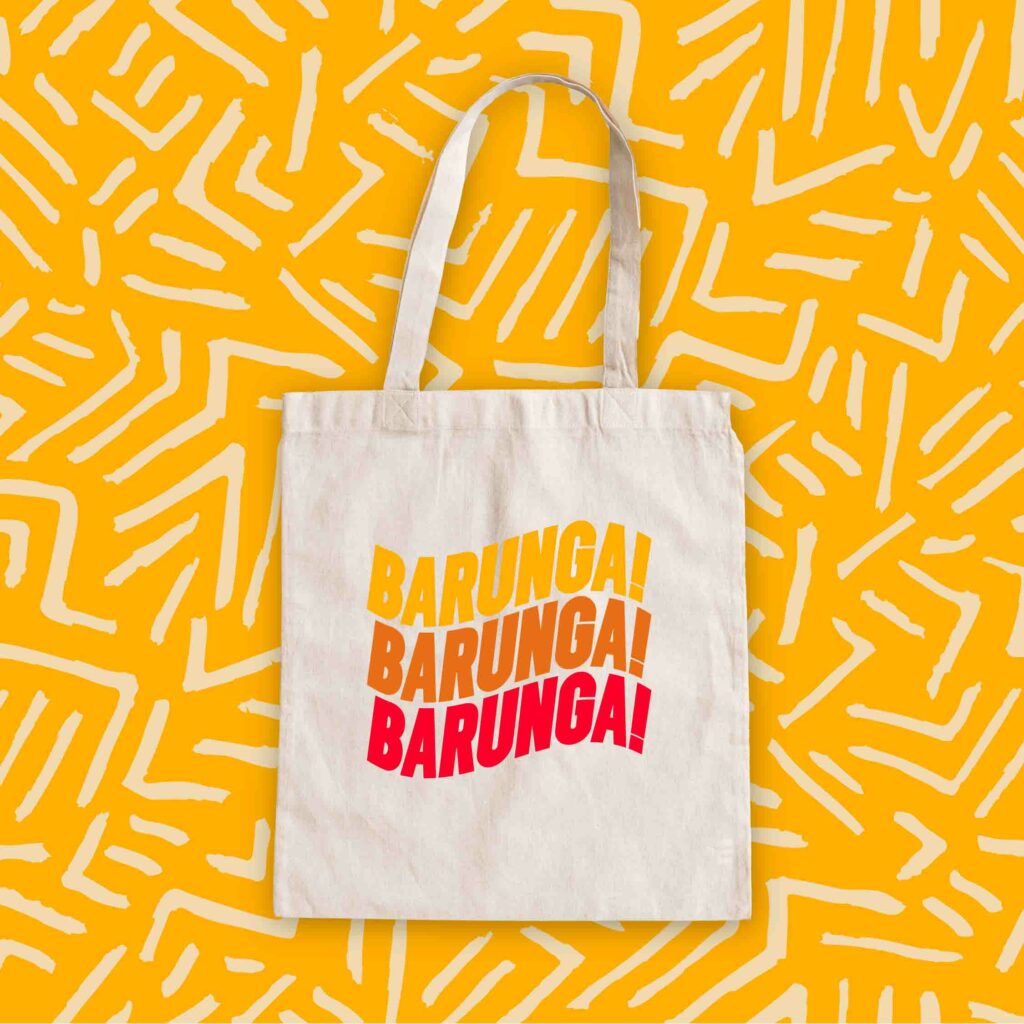 Barunga Wave Tote Bag